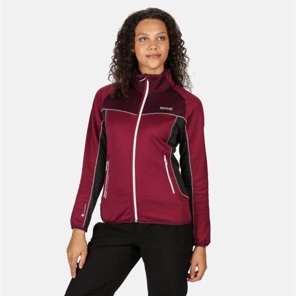 Yare II Softshell Stretch tussenlaag met rits over de volle lengte van Regatta voor dames