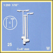 Schulcz Maquettebouw Straatverlichting 1:200 12st wit