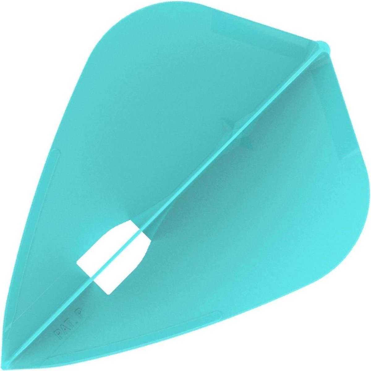L Style Champagne Dart Flights Kite Emerald