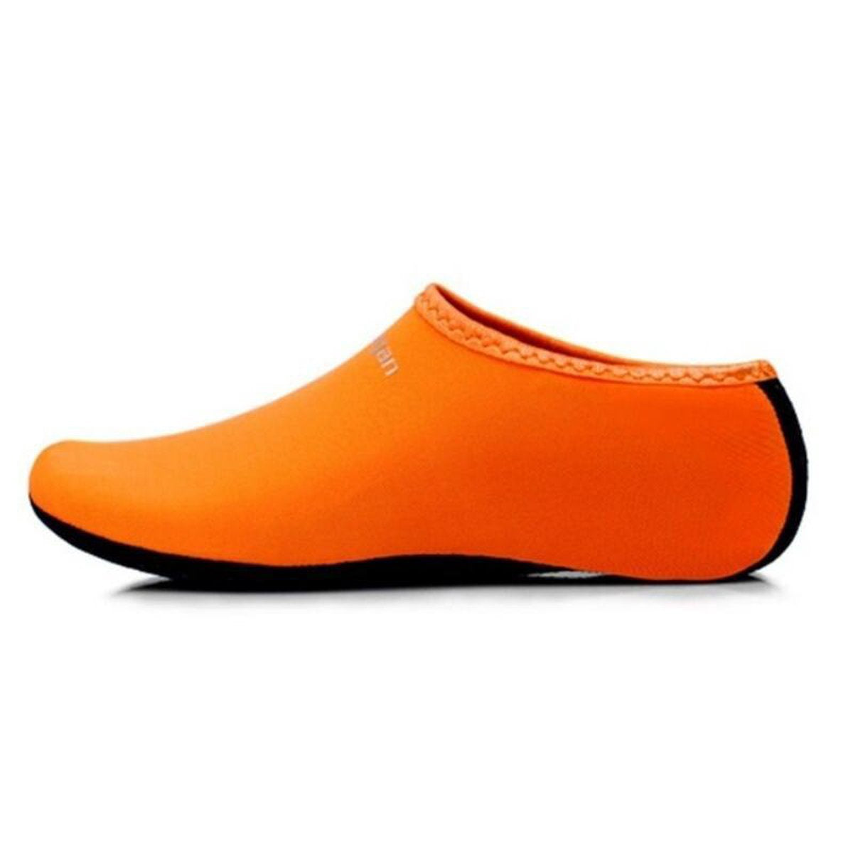 Yoogan 2 paren Unisex outdoor anti slip strand sokken voor zwemmen duiken Snorkelen  schoenmaat: XXL (42-44) (oranje)