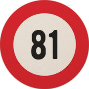 Bierviltjes 81 jaar | Bierviltjes 20 stuks | Bierviltjes verjaardag| Bierviltjes gefeliciteerd