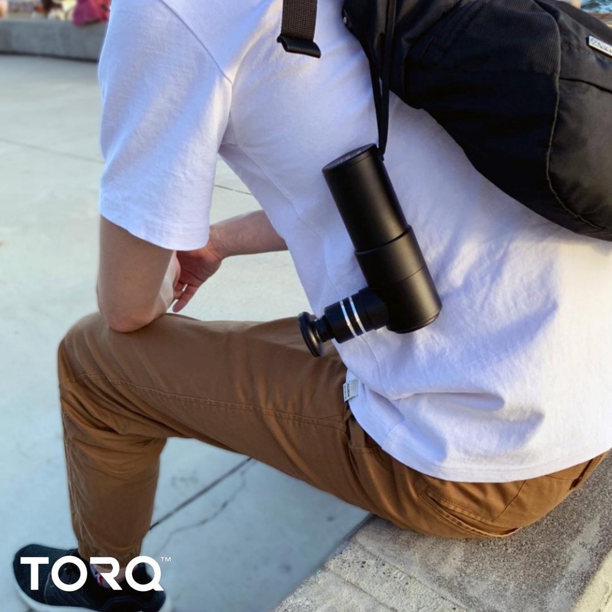Torq mini premium - Professioneel Aluminium Sport Massage Gun + Travel Case - Ultra stil - Klein