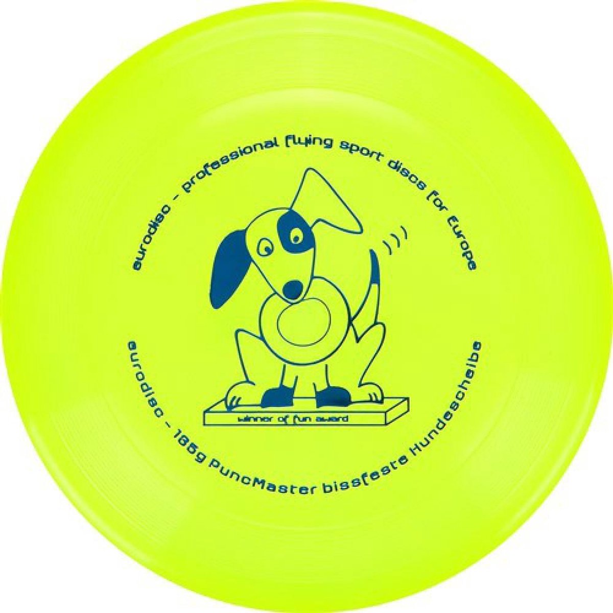 Eurodisc Dog Disc Geel