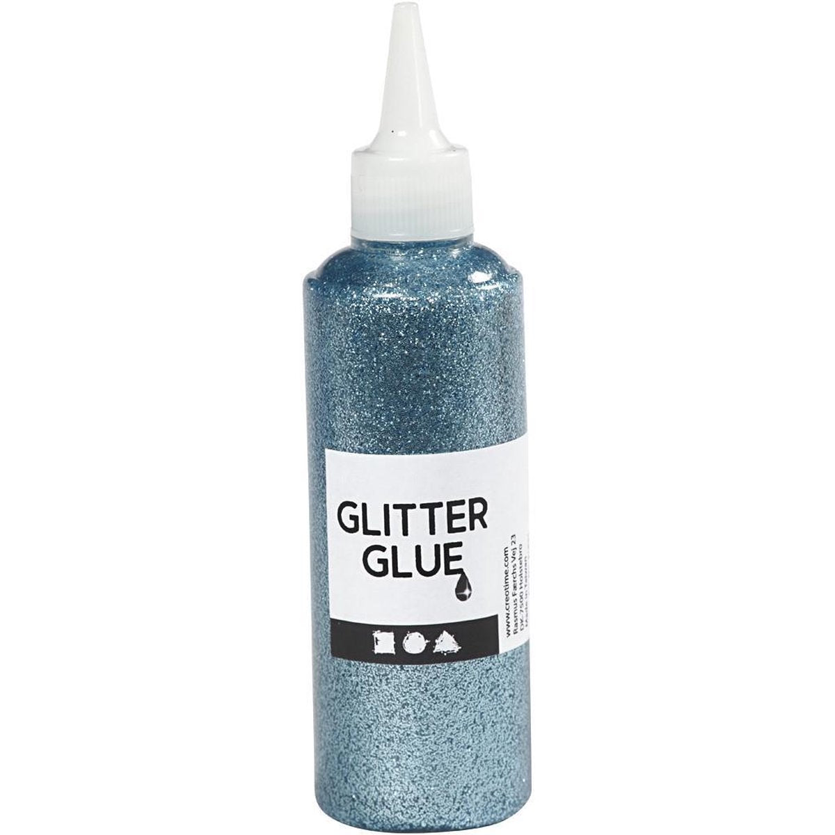 Creotime Glitterlijm Lichtblauw 118 Ml