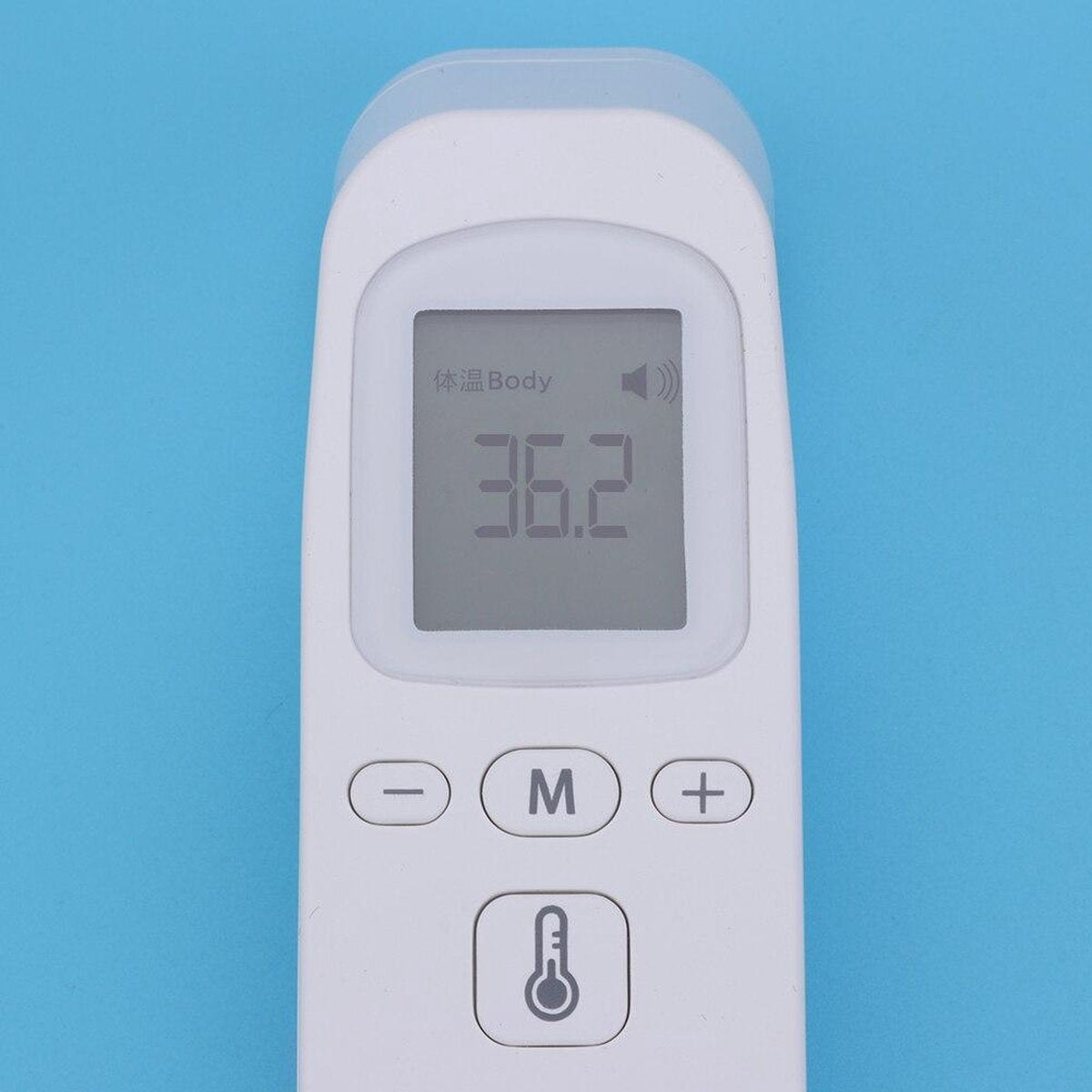 Draagbare thermometer - Non-contact - IR Infrarood – Thermometer - Digitale Thermometer - Voorhoofd - LCD – Koorts - Temperatuur Meter - met Achtergrondverlichting - voor alle leeftijden