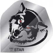 Bull´s Flights B-star Wolf A-standard 100 Micron Zilver
