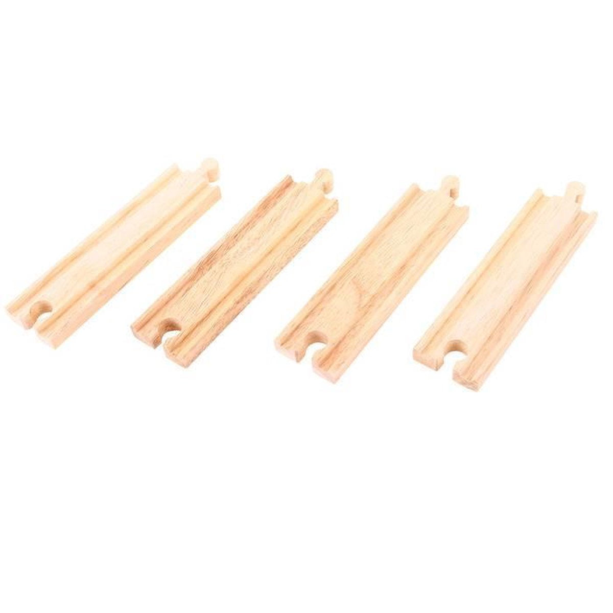 Bigjigs - Rails - Rechte stukken - Middel - 4dlg.