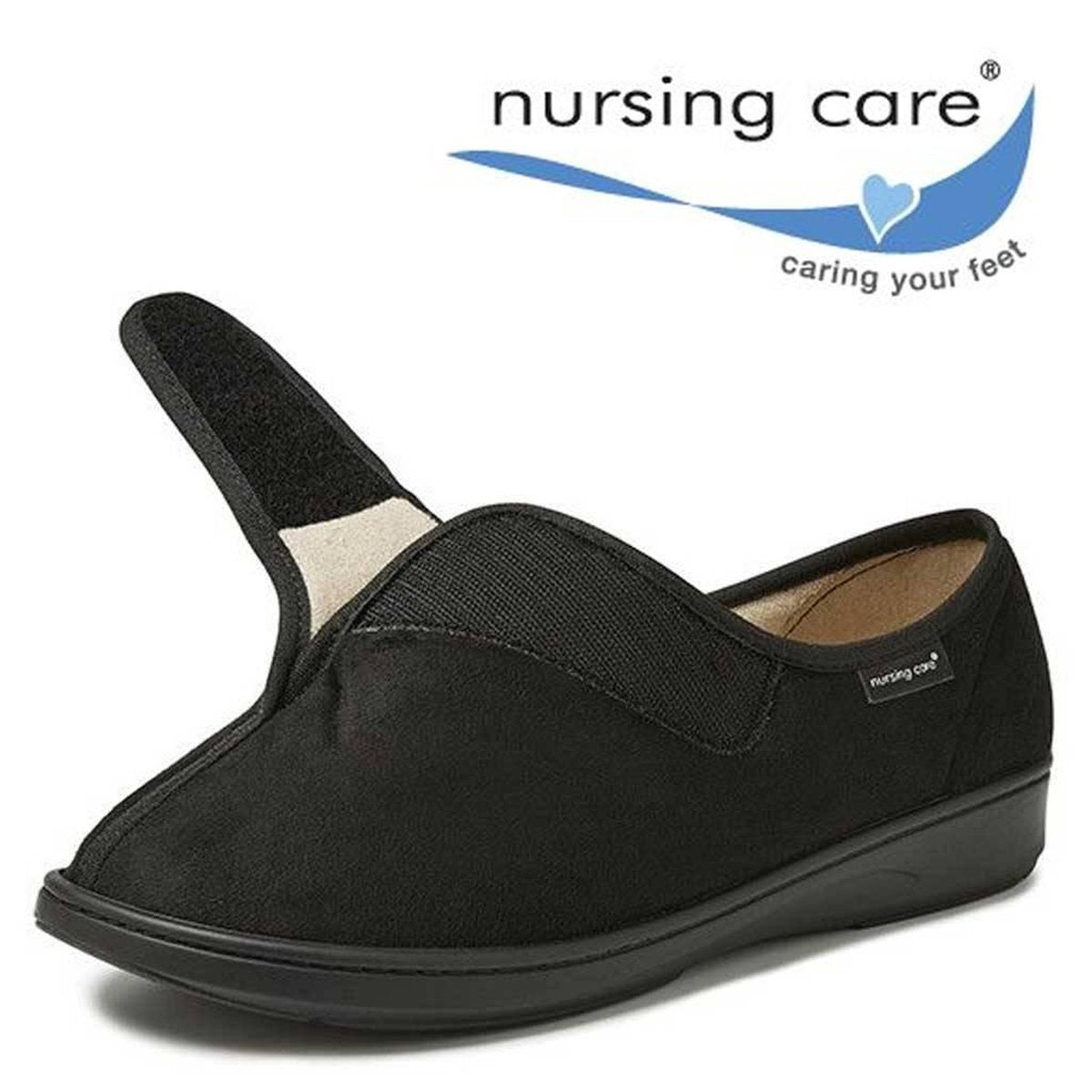 Nursing Care Marao Zwart Pantoffels Uniseks