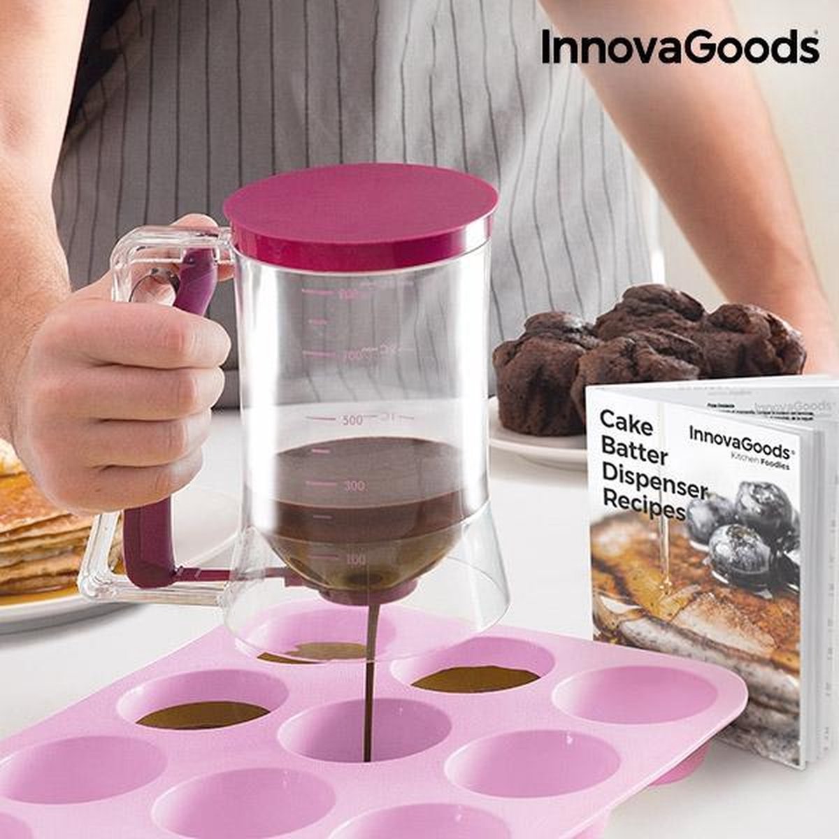 InnovaGoods Beslagdispenser met receptenboekje