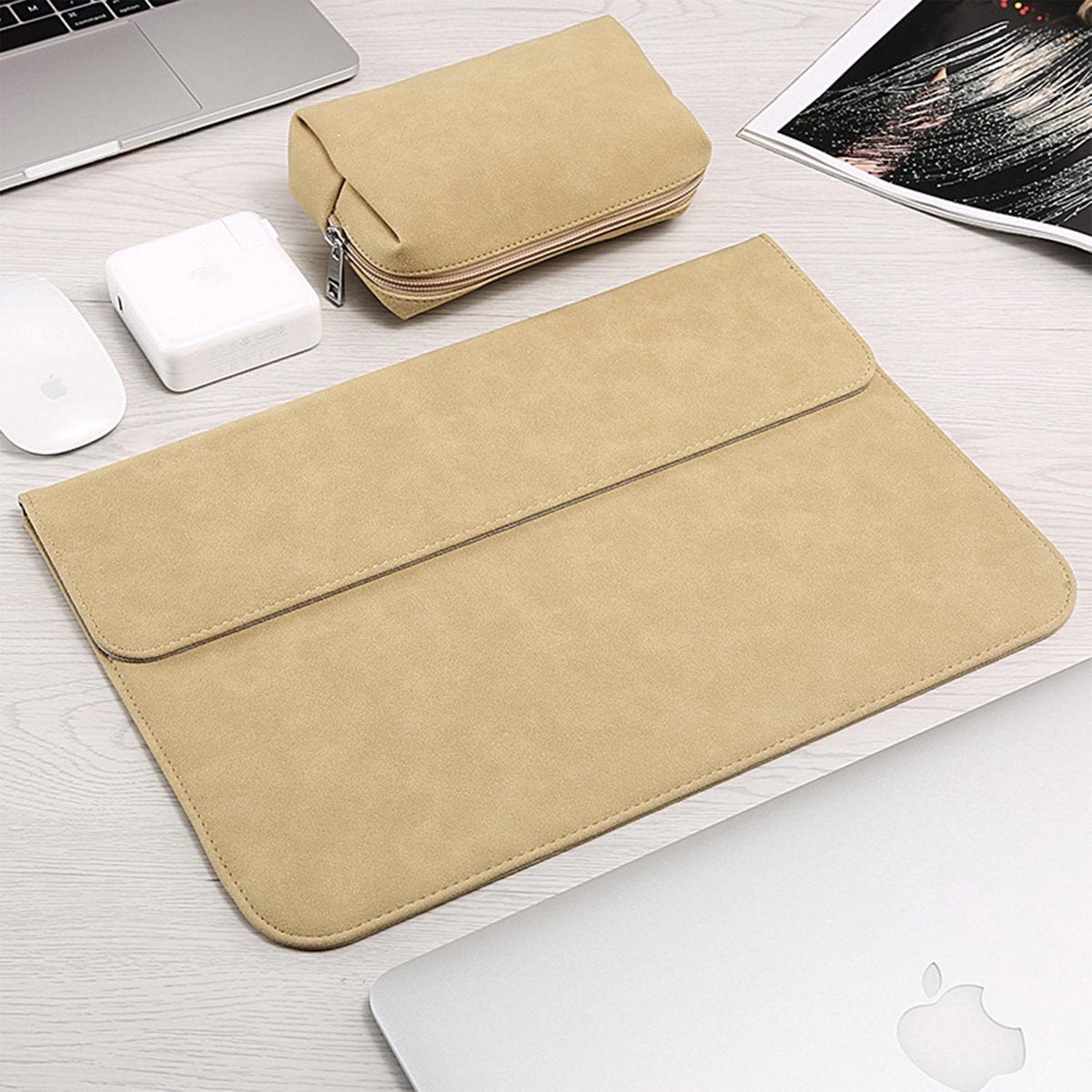 Extra Dunne Laptoptas - Laptop Sleeve - 15.4 inch - Inclusief Opberghoesje