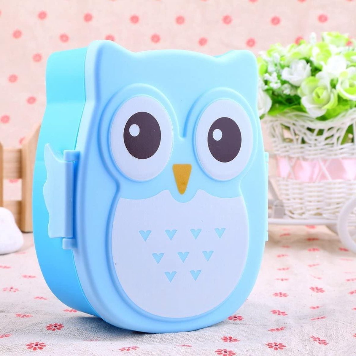 Doodadeals® | Bento Lunchbox | Bento Box | Bento Lunchbox Kinderen | Bento Box Lunchbox | Lunchtrommel Kinderen | Met Lepel | Blauw