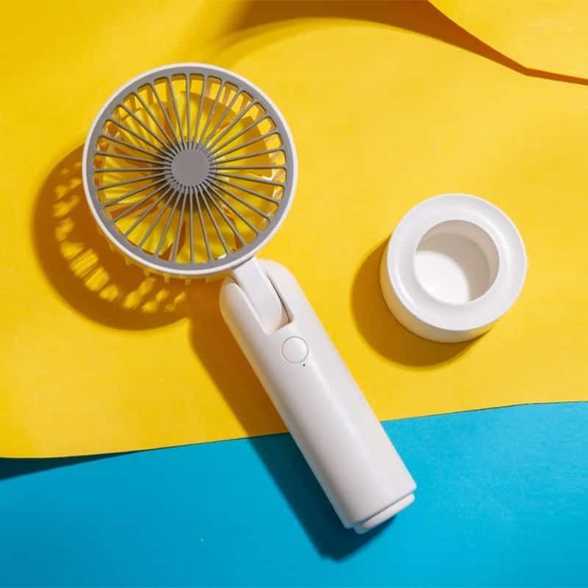 GXZ-F828 Multifunctionele instelbare USB-oplader Handheld Desktop Elektrische ventilator