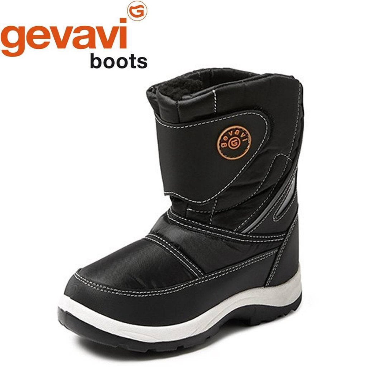 Gevavi Boots CW93 Zwart Gevoerde Winterlaarzen Kids