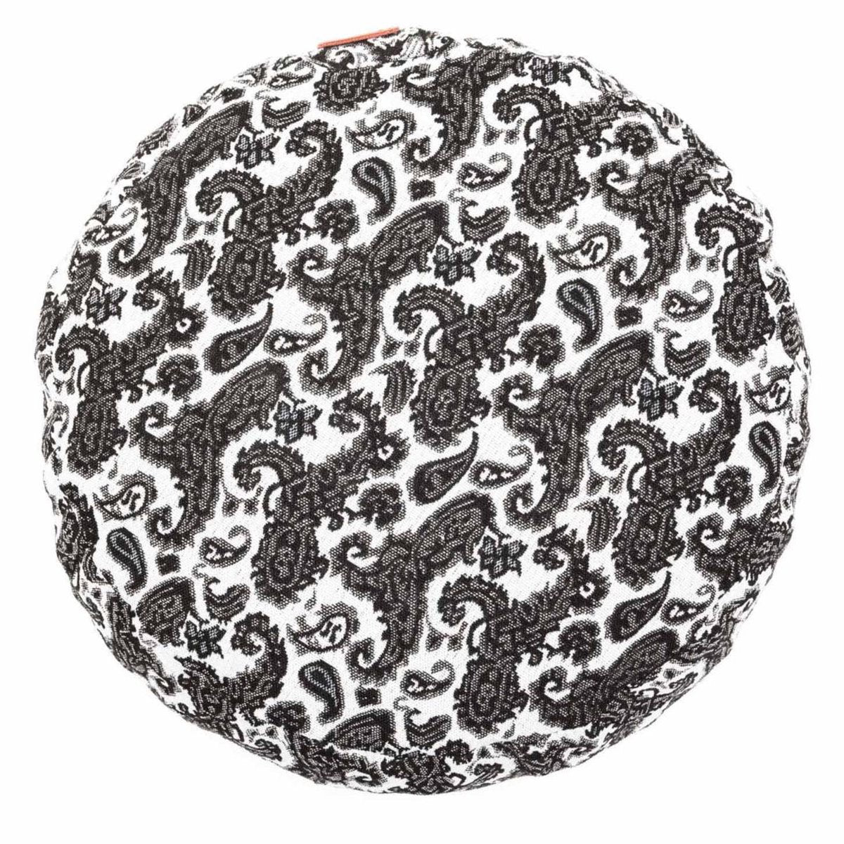 #DoYourYoga - Yoga kussen - »Vishnu« - rond meditatiekussen met bio-organische boekweit schalen vulling - H:15cm