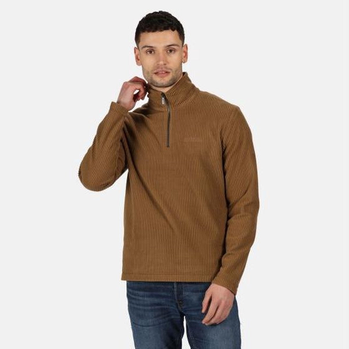 Elgrid fleece met een gemiddeld gewicht en halve rits van Regatta voor heren