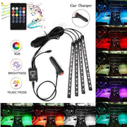 auto led strip - auto interieur verlichting RGB