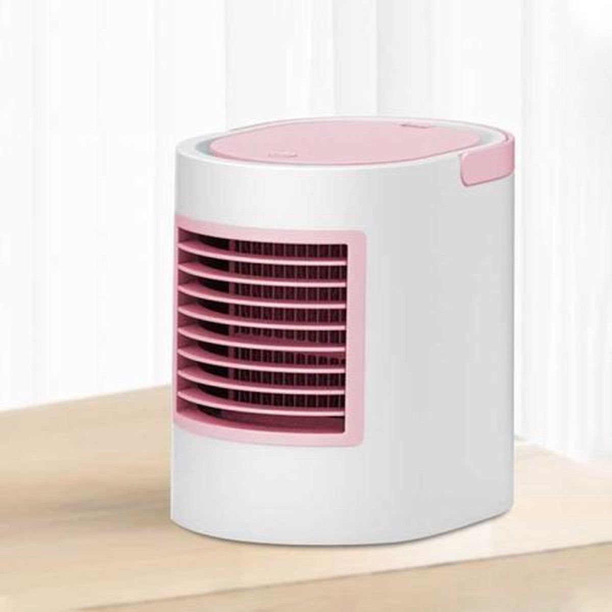 WT-F11 380 ml draagbare elliptische watergekoelde ventilator (roze)