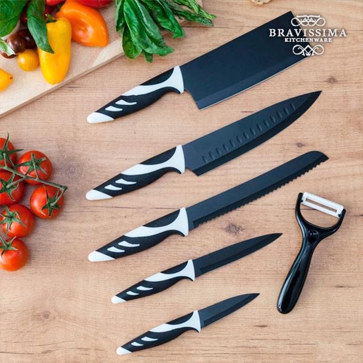 Cecotec Top Chef Black C01024 Messen (6 stuks)
