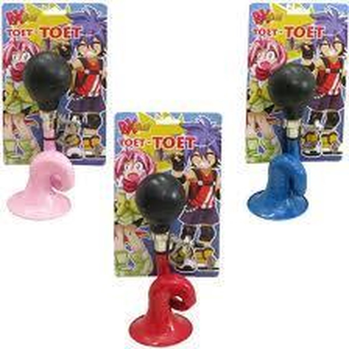 pexkids kindertoeter paars posthoorn staal blauwe bol op kaart 112201