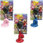 pexkids kindertoeter paars posthoorn staal blauwe bol op kaart 112201