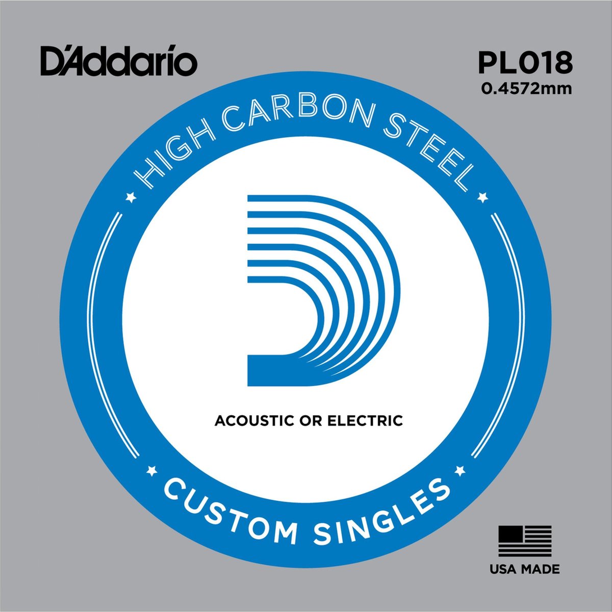 PL018 Plain enkele snaar