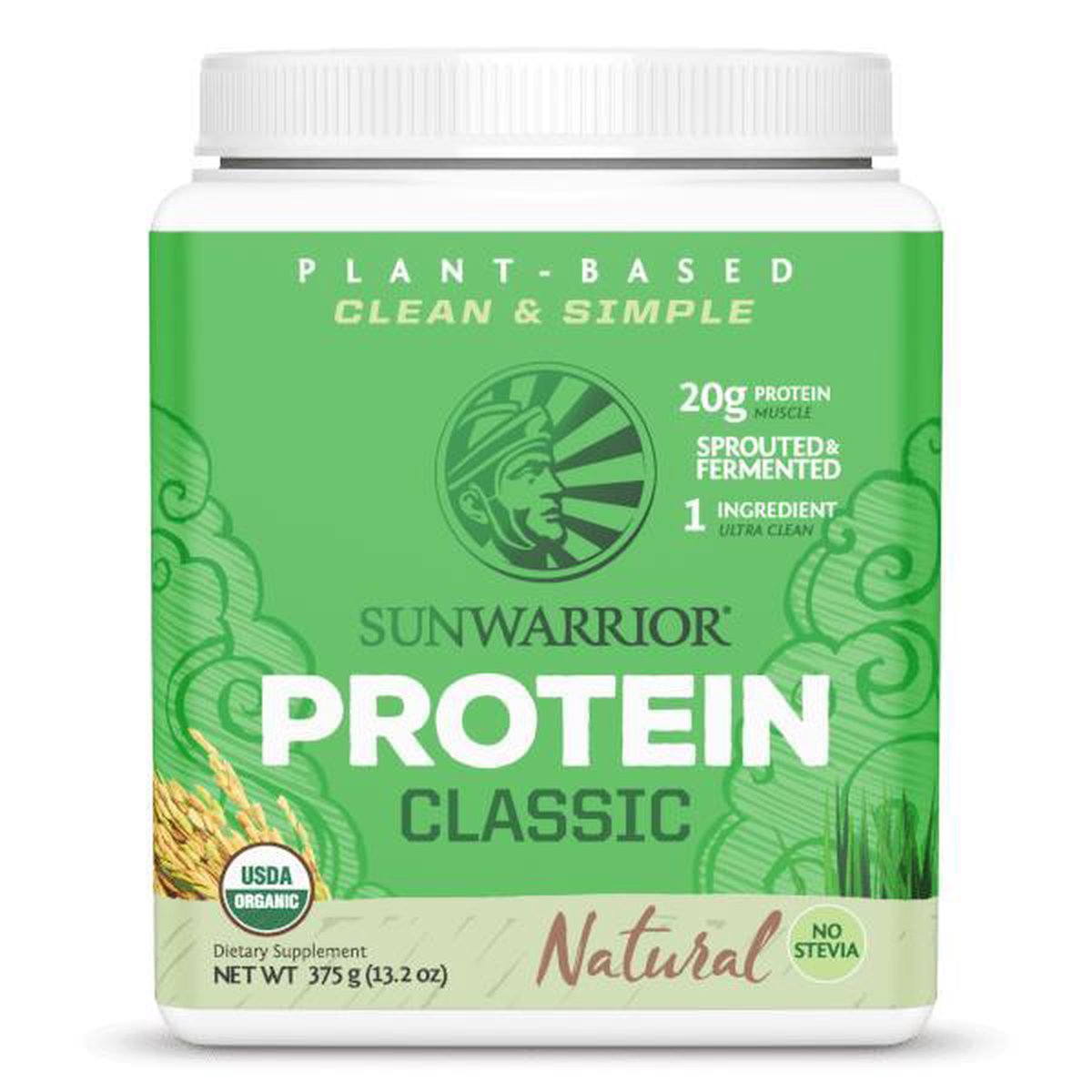 Sunwarrior Classic Proteïne Naturel - 375 gram