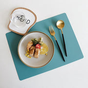 BOTC Placemats - Placemats Kunststof - Placemat Set 2 stuks - 30x40 cm - Blauw