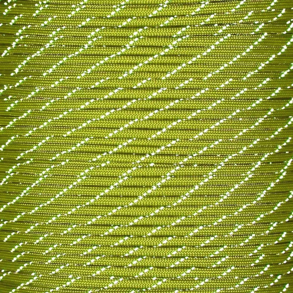 Paracord Lime groen Reflecterend 550 - Type 3 - 15 meter #60