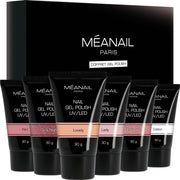 POLYGEL - Nagelverlenging - Set van 6 kleuren - MEANAIL -  6 x 30 gr