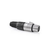 XLR-Connector | XLR 4-pins female | 10 stuks | Metaal