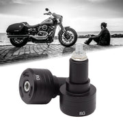 Motor24™ stuurgewicht motorfiets zwart - Voorkomt trillingen - Bar-end - Stuureind Motor Scooter