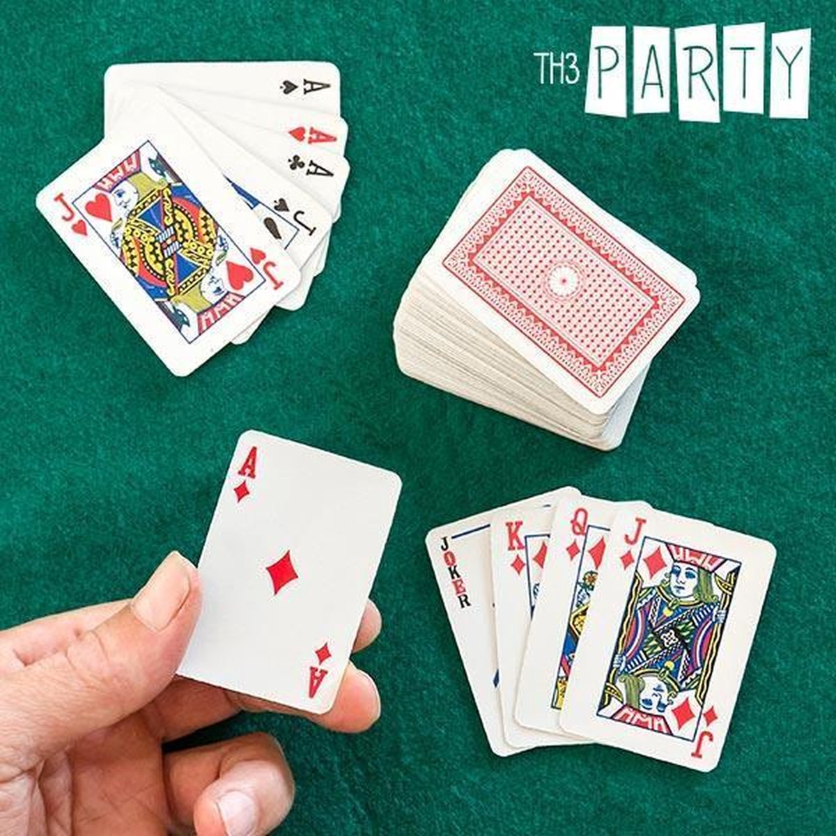 Th3 Party Mini Pokerkaarten