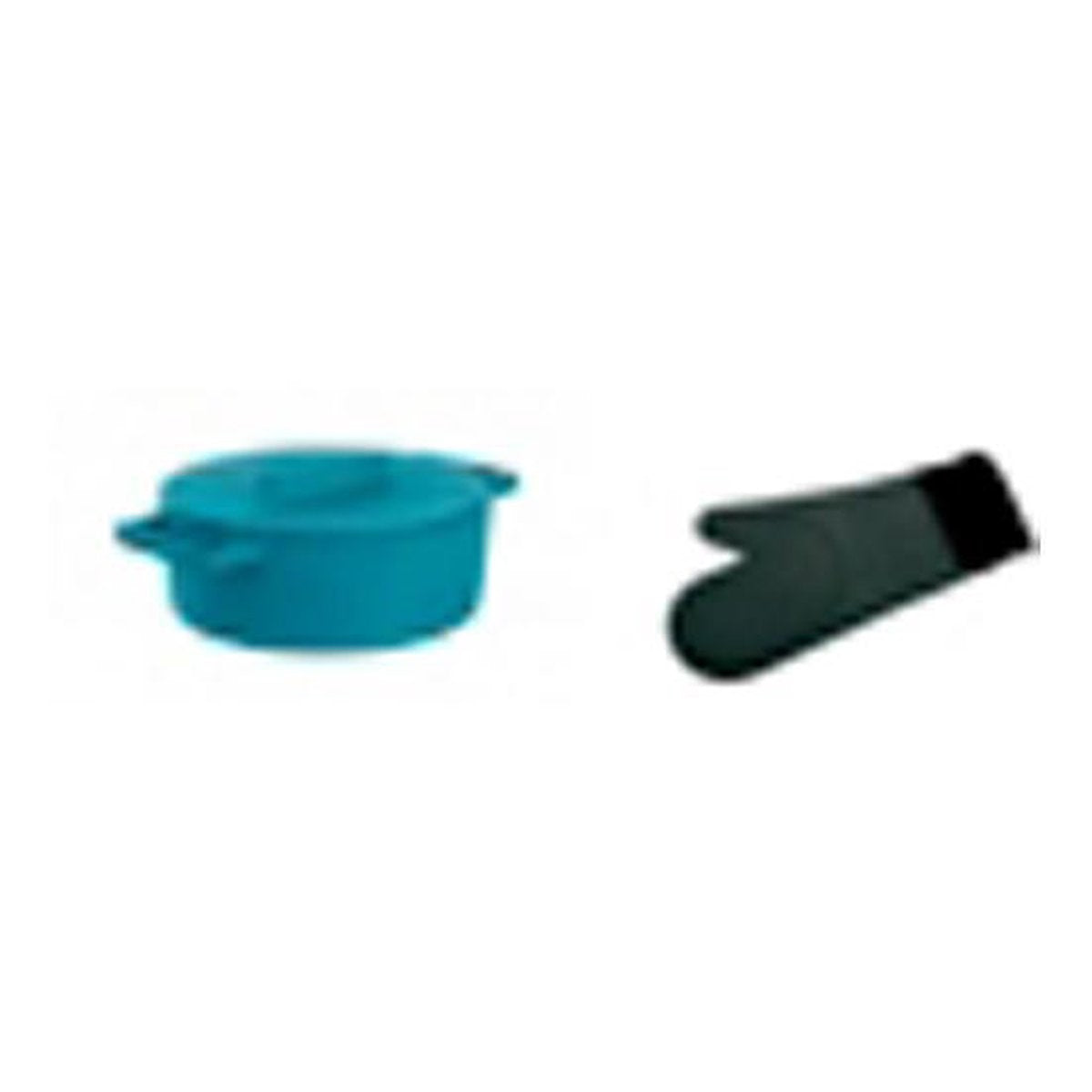 Sambonet Braadpan Gietijzer - Actieset - Incl Keukenhandschoen - Blauw