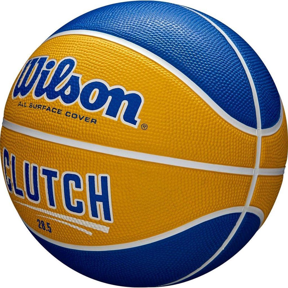 Wilson Basketbal Clutch maat 6 Geel/Blauw