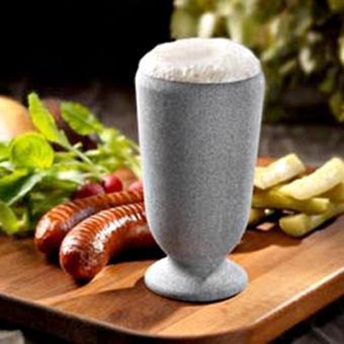 Biermok van speksteen "Pitka"