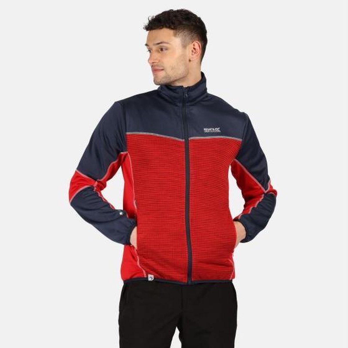 Yare III softshell stretch tussenlaag met rits over de volle lengte van Regatta voor Heren