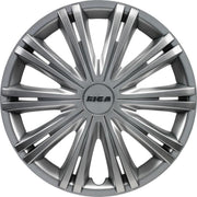 Autostyle Wieldoppen 15 inch Giga Zilver - ABS