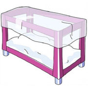 Babsana Klamboe Voor Campingbed - Wit
