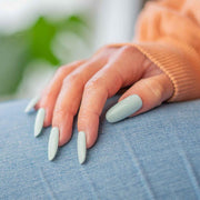Colores Breeze - Nepnagels - Ovaal lang - Handgemaakt - Groen
