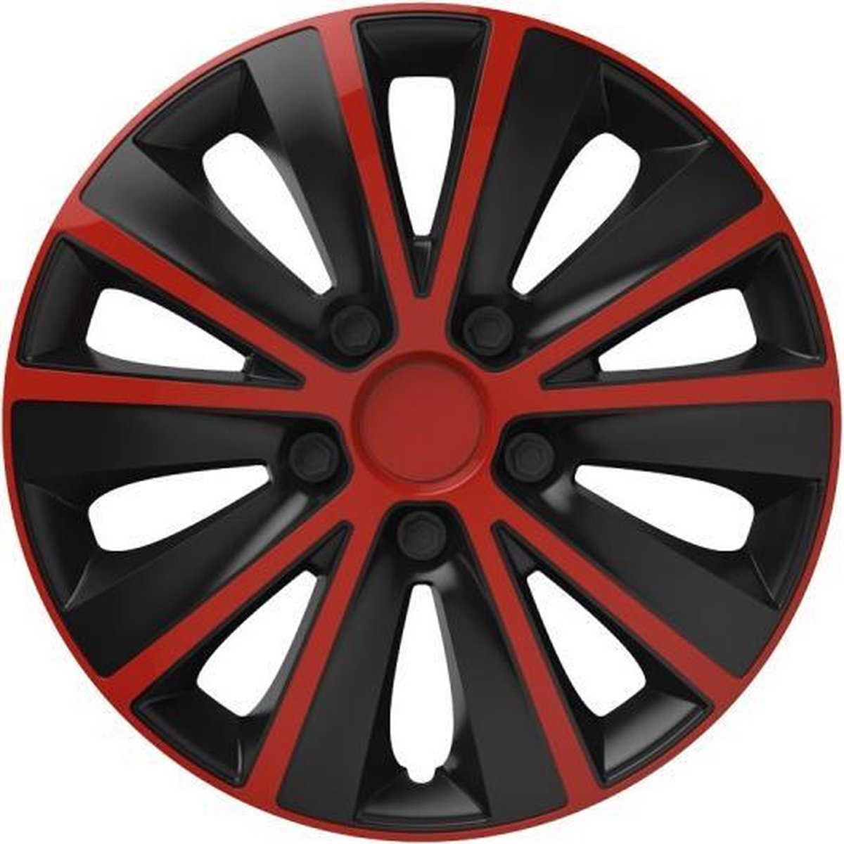 Versaco Rapide - Wieldoppen - Rood/Zwart - 13 inch - 4 stuks
