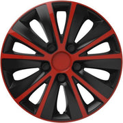 Versaco Rapide - Wieldoppen - Rood/Zwart - 13 inch - 4 stuks