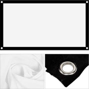 projectiescherm -ASHATA Roller Screen Projector Screen 16: 9 Projection Screen Portable Foldable Projector Screen