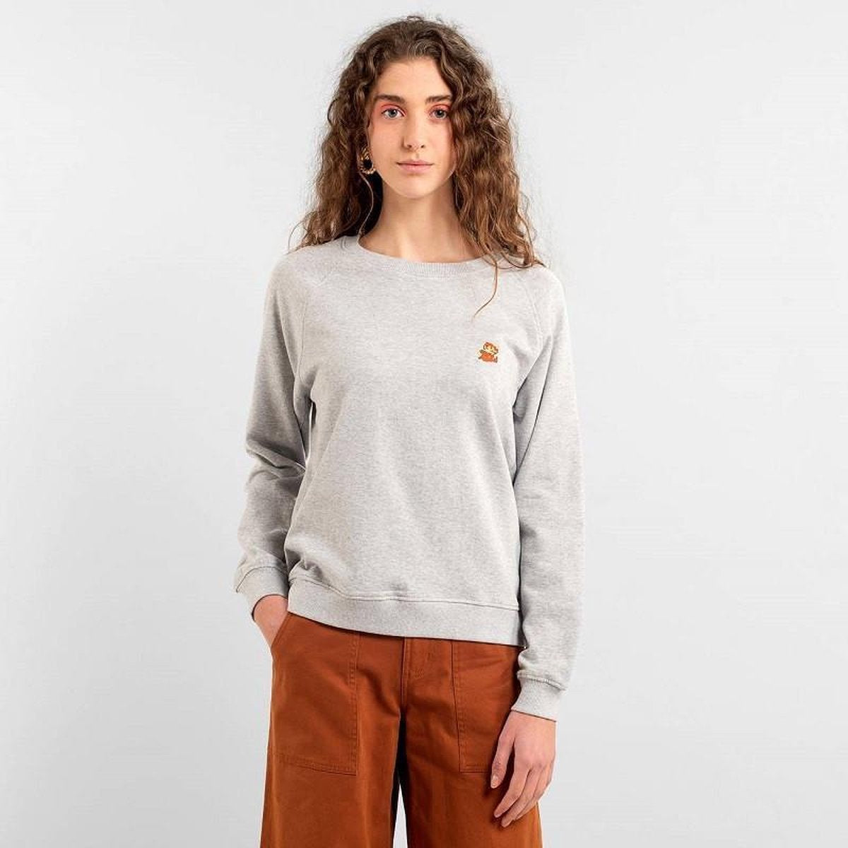 Dedicated Sweatshirt Ystad Raglan Super Mario Grey Melange