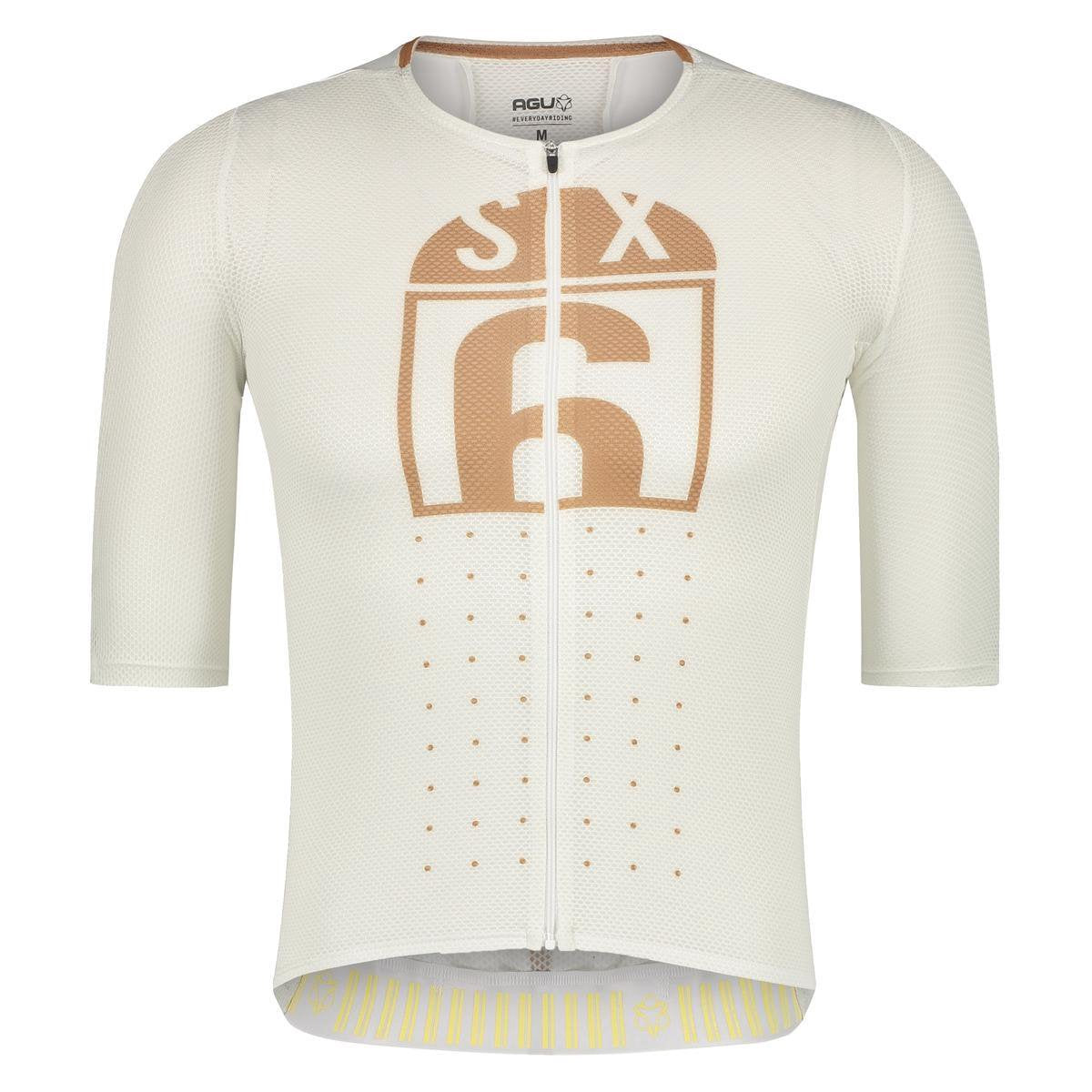 AGU High Summer Fietsshirt Six6 Heren Fietsshirt - Maat XXXL - Wit