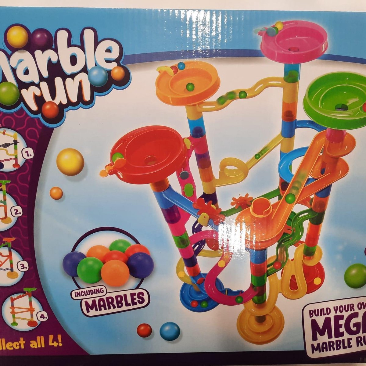Mega knikkerbaan inclusief knikkers