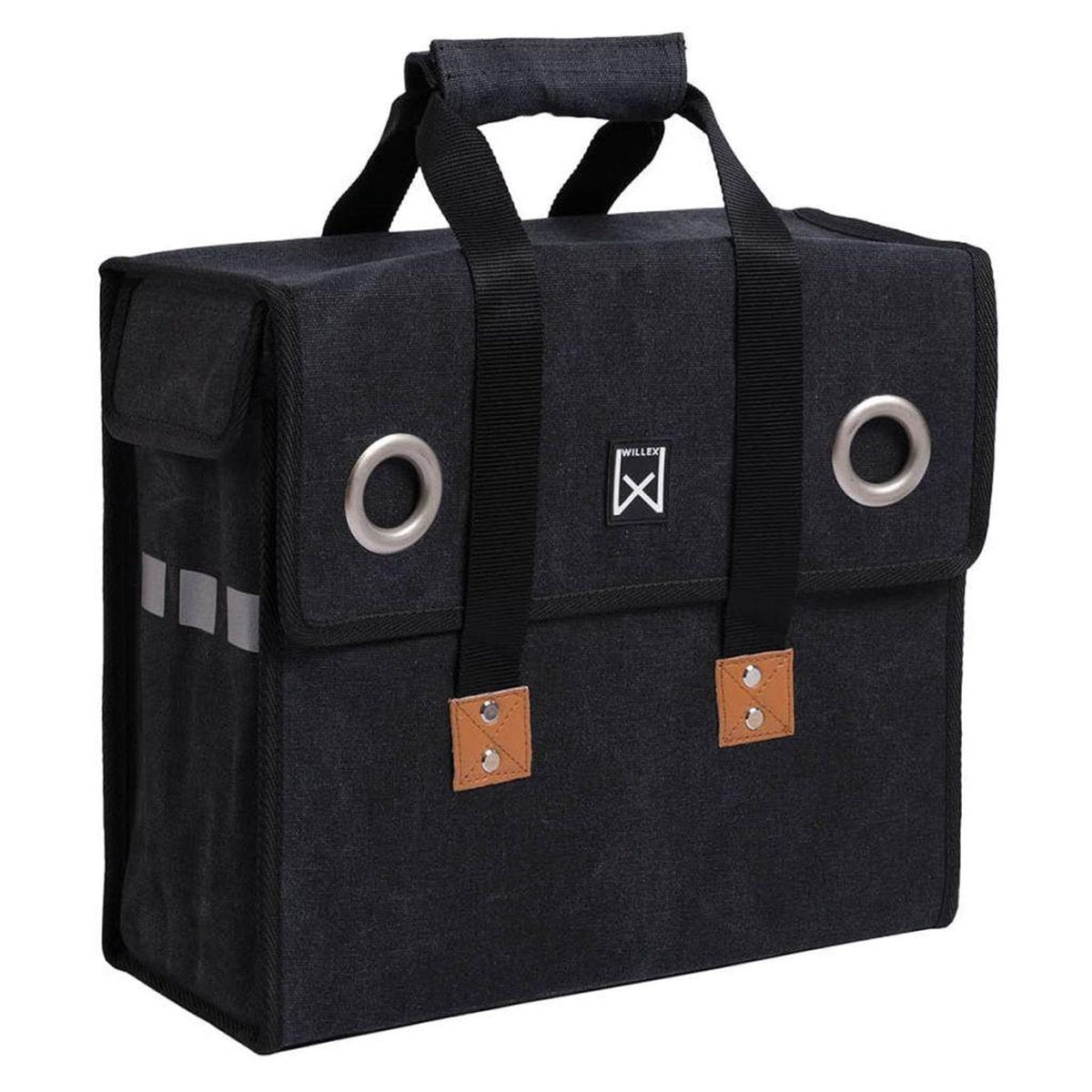 Tas willex shopper canvas zwart