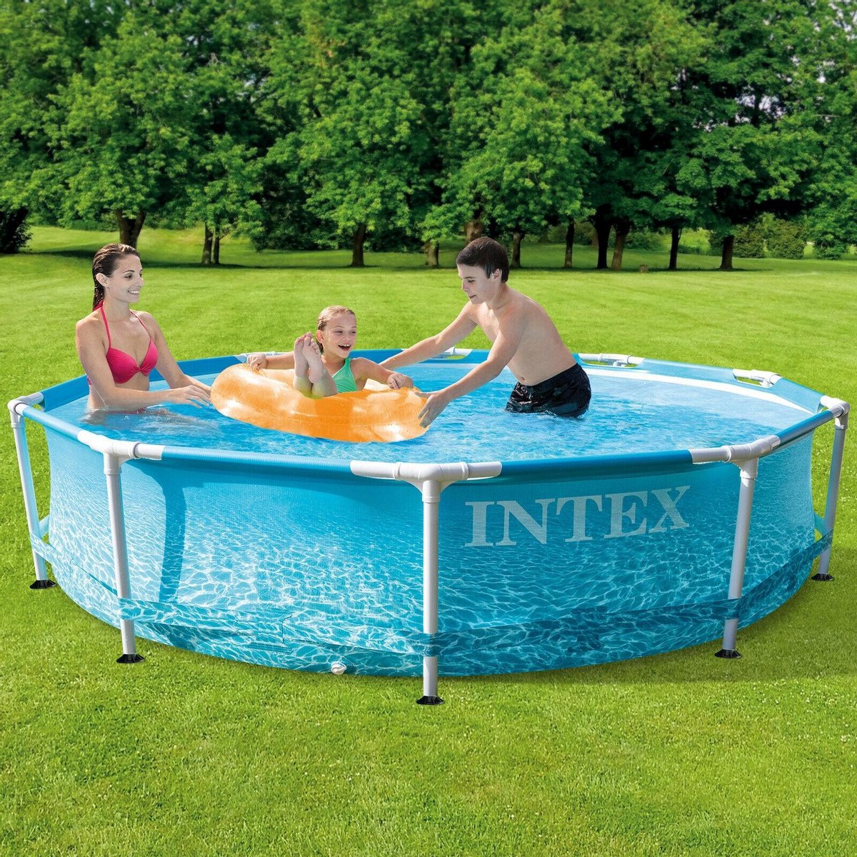Relaxwonen - Zwembad - Intex - Rond - Metalen frame - 305x76 cm
