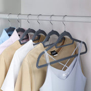 Nancy's - Ruimtebesparende Antislip kleerhangers - 20 Stuks - Ultra Dunne Kleerhangers met 360 graden draaibare haak - Kledinghangers