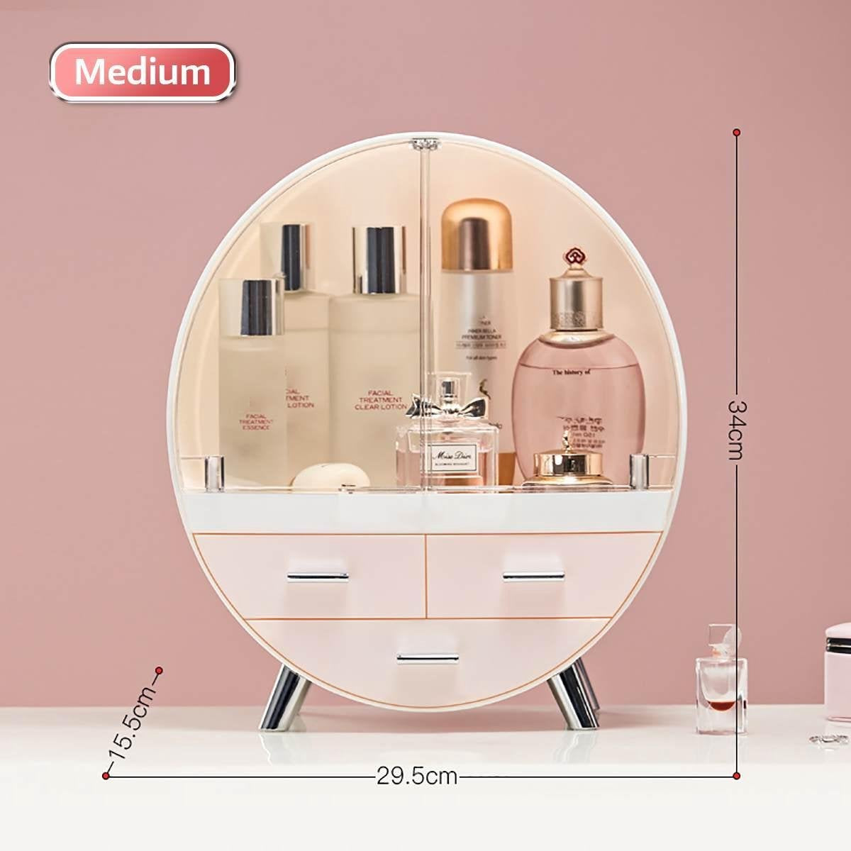Baymate Mode Lade Make-Up Opbergdoos Badkamer Borstel Lippenstift Houder Desktop Acryl Sieraden Cosmetische Huidverzorging Organizer Rack Pink M