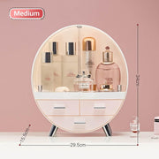 Baymate Mode Lade Make-Up Opbergdoos Badkamer Borstel Lippenstift Houder Desktop Acryl Sieraden Cosmetische Huidverzorging Organizer Rack Pink M